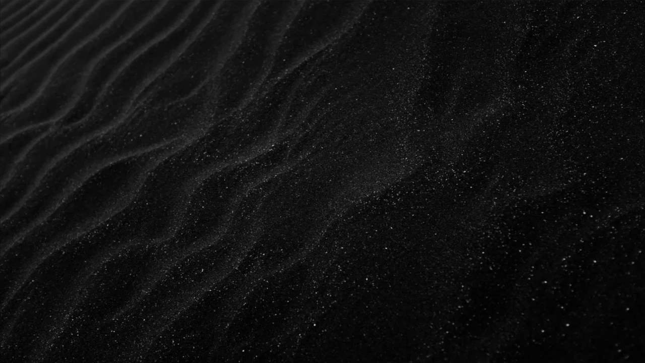 Fondo Dunas negras antes de la entrada por palabras de Salmos 23:1